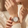 Montres de Luxe Or Rose pour Femme Simple Décontracté Dames Horloge à Quartz Maille d'Acier Bracelet Léopard Montre-Bracelet Femme Montre Femme