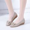 Fashion With Bow Round Toe Ladies Pumps Medium Heels Women's Shoes Beau Today Chic Point Young Quick Delivery On Sale Shoe Wholesale Y2k