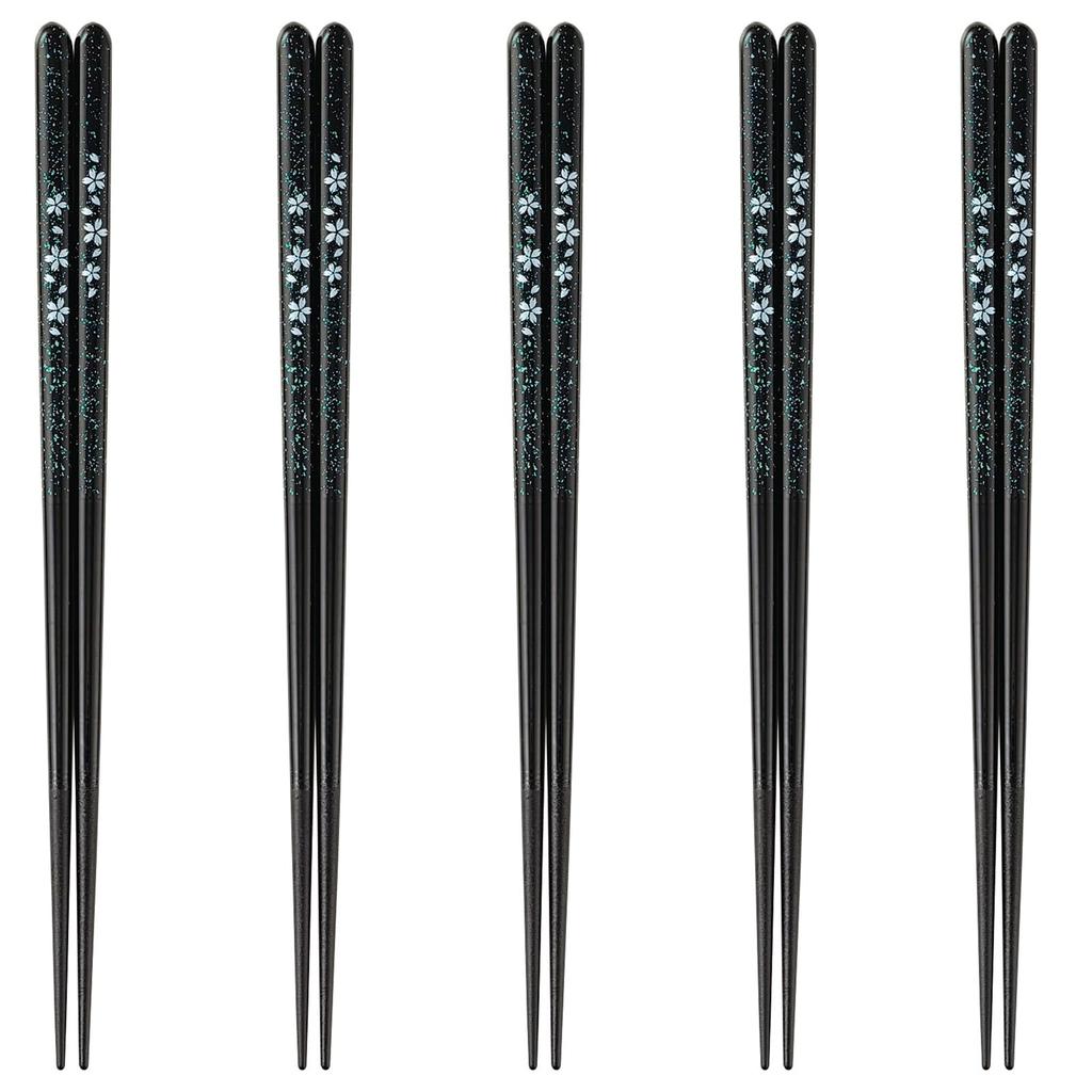 Essstäbchen Set Spülmaschinenfest Hergestellt in Japan J-kitchens 5, Material Holz, Sicher, PID4757,