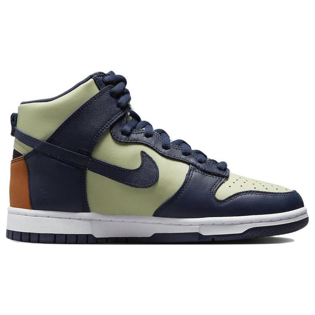 New Nike Dunk High See Through Pistachio Midnight Navy Women's DQ7575-300