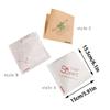 100Pcs 15x15cm Sandwich Wrappers Waterproof Disposable  Hamburger Pouch  Fries