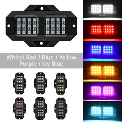 High Brightness Multicolor IP68 Waterproof Rock Lights DIY Kit Off-Road Vehicles SUV ATV UTV Car Truck