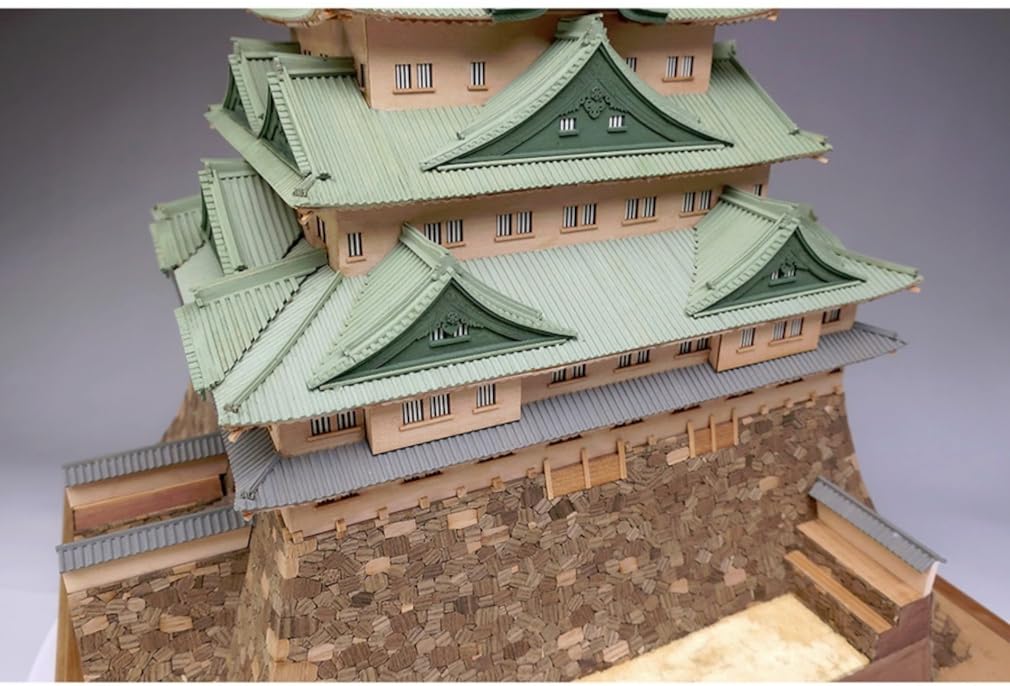 Woody Joe 1/150 Nagoya Castle Wooden Model Assembly Kit (Building)