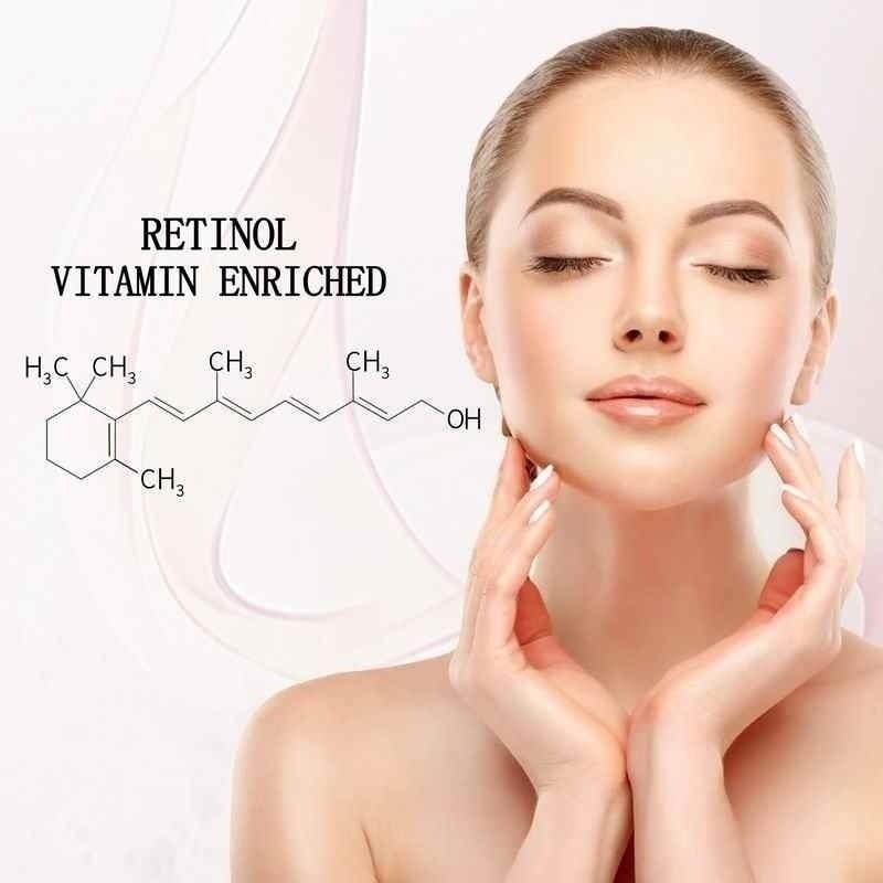 Retinol 2,5% hydratační krém na obličej Vitamin E Kolagen Retin proti vráskám proti stárnutí Akné Kyselina hyaluronová bělící krém se zeleným čajem