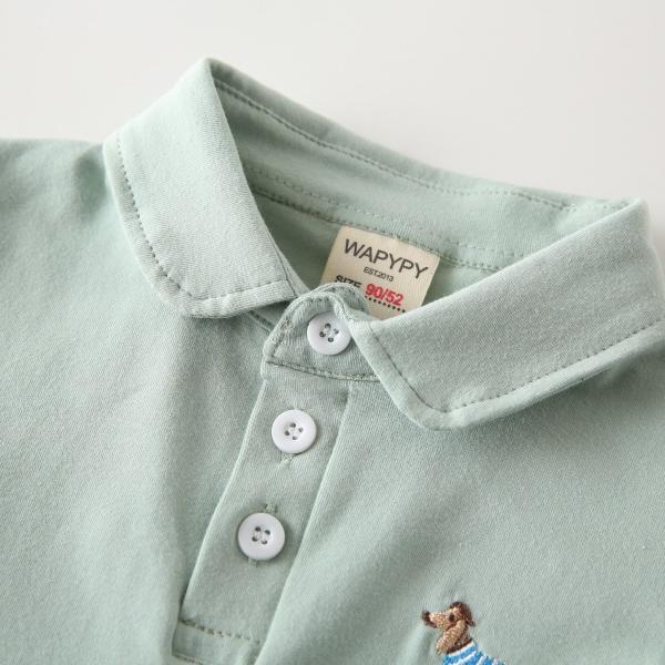 Boys' Short Sleeved T-shirt Summer Clothes Children's Polo Shirt Baby Korean Versatile Top