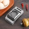 Aluminum Alloy Egg Slicer Multi-function Divider Kitchen Gadget Slicing Egg Cutting Artifact