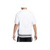 Nike Quick-Dry Short-Sleeve Basketball Shirt Men Tops White Black FN2876-100