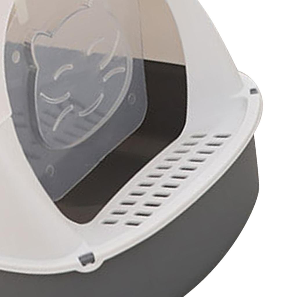 Geschlossene Katzentoilette Robuste Struktur Geruchsdicht Kratzfest Kätzchen-Toilettenbox Katzenklo