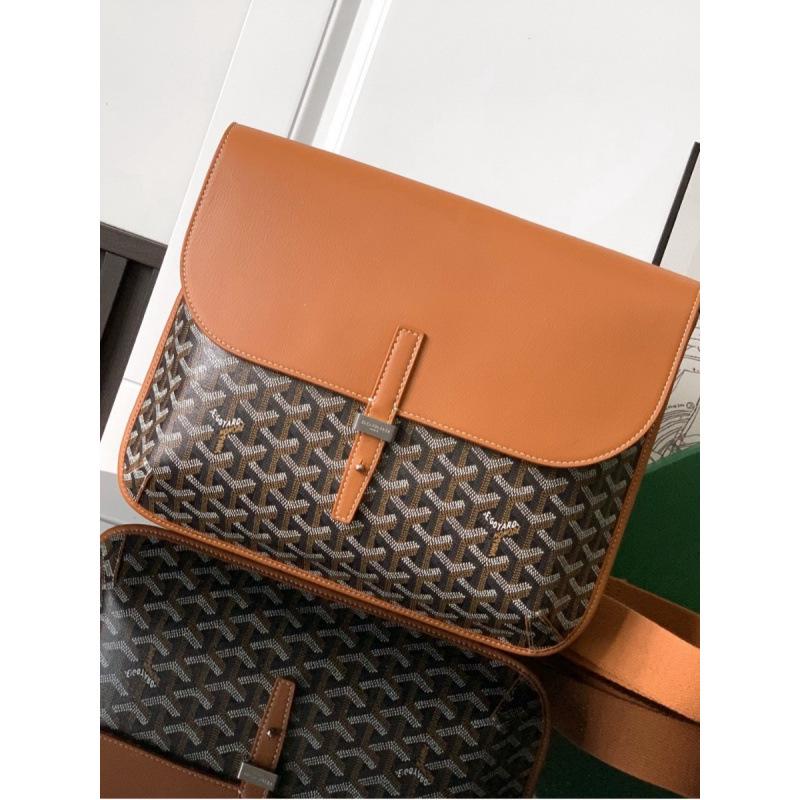 Bolsa Mensageiro Transversal Pied de Poule - Unissex em Cinza, Preto, Azul Marinho