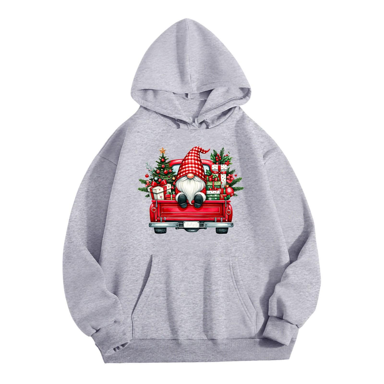 

Женская однотонная толстовка с капюшоном и длинным рукавом с принтом M