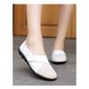 Women's Shoes Casual Shoes Women's Singles Mom's Shoes Low Cut Comfortable Velcro Loafers Bean Shoes