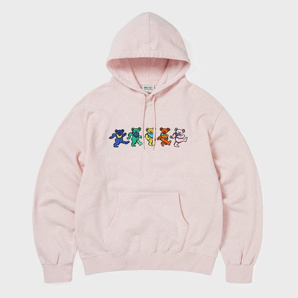 Этот Никогда Не Так Хорош Худи с Танцующими Медведями Хизер Розовый S