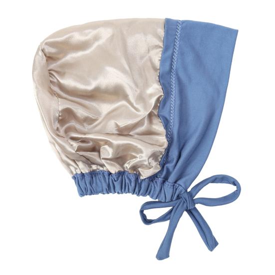 Women Turban Hat Pre Tied Drawstring Wrap Headscarf Sleep Hair Cover Skull Cap Chemo Cancer Headwear