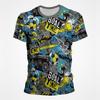 Summer Men's Football 3D Printed Crew Neck T-Shirt