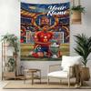 Lamin Yamal Custom Your Name Wall Decor Tapestry Art For Pet Memorial Birthdaywedding Party Backdrop Family Gift