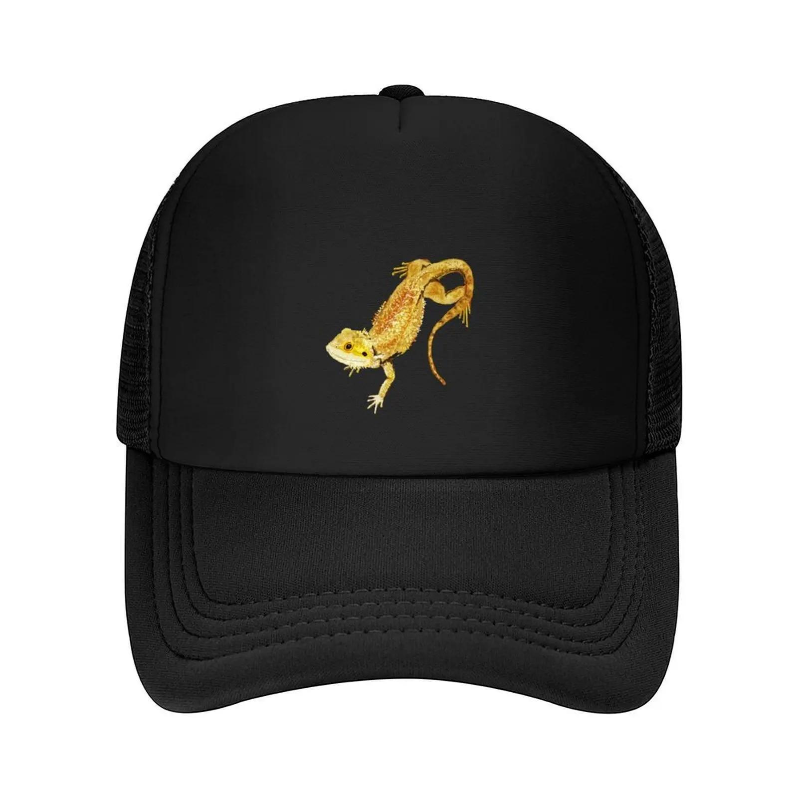 

Bearded Dragon Lizard Baseball Cap Luxury Hat fashionable Rave Vintage Women Beach Fashion Men s