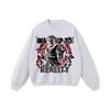 Mens Oversized Vintage Streetwear Hoodie Cotton Heavyweight Washed Graphic Pullover Sweatshirt