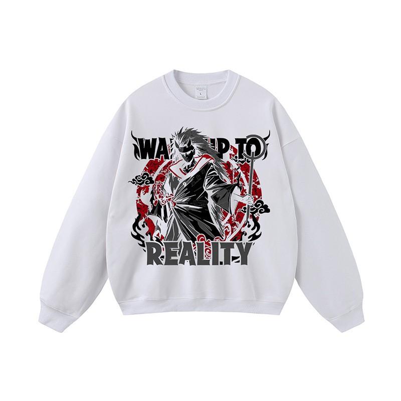 Mens Oversized Vintage Streetwear Hoodie Cotton Heavyweight Washed Graphic Pullover Sweatshirt