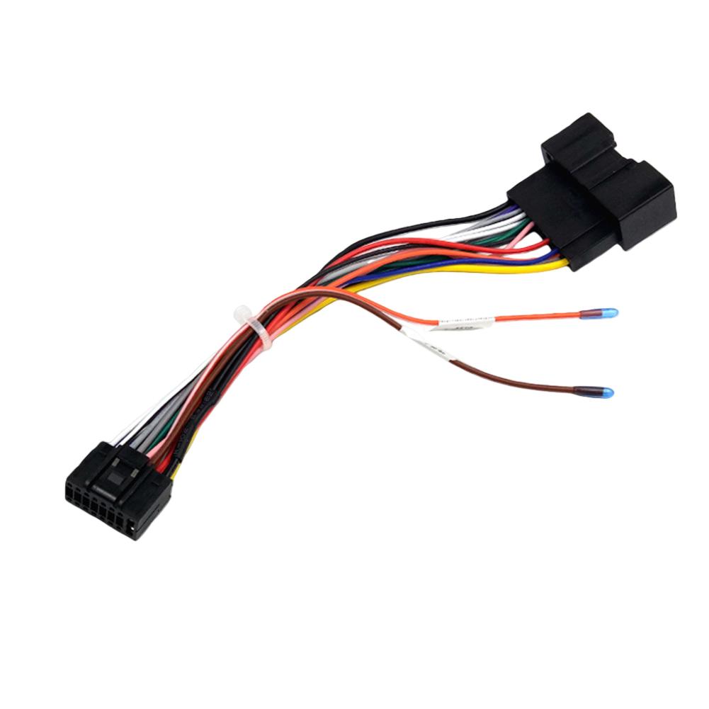 1 Pcs Car 24 Pin Radio Wiring Harness To 16 Pin For Android Cable Adapter For Ford Car Cable Adapter Accessories