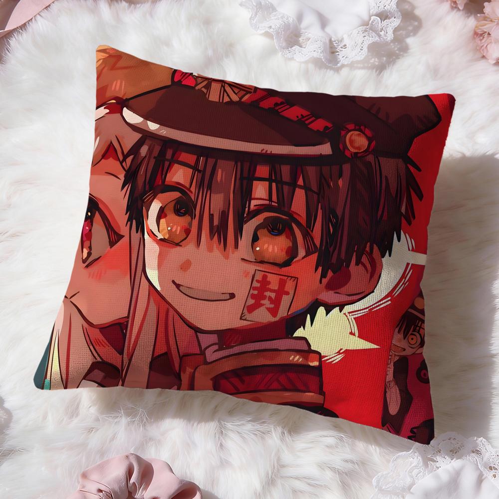b-Bound Hanako-kun Cushion Cover Premium Comfort Reversible Pillow Cove -Two in One Design for Any Room & Car Interior