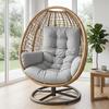 Egg Chair Cushion Waterproof Hammock Chair Cushion Outdoor Indoor Hanging Chair Cushion Replacement for Garden Yard Swing Chair
