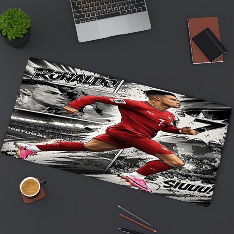 football star Print Mouse Pad, for Keyboard Pad Laptop PC Mat for Office Home Use, Desk Decor, Perfect Birthday Gift for Gamers