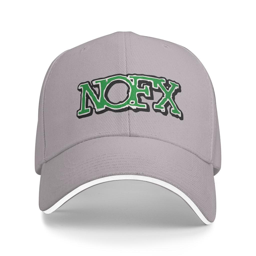 Sun Baseball Cap Nofx American Rock Band Logo Custom Logo Trucker Hat Breathable Streetwear Tennis Skate Baseball Caps