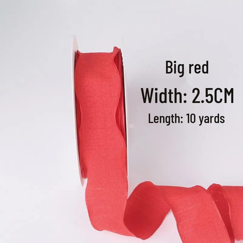 2.5cm Bubble Pleated Ribbon Flower Bouquet & Gift Box Decoration Fishtail Gauze DIY Packaging Ribbon