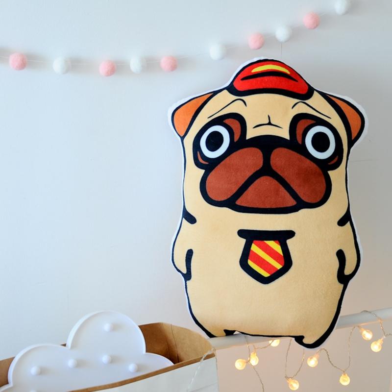 50cm Cartoon Animal Dog Plush Pillow Stuffed Cute Bulldog And Sharpei Dog Plush Doll Sofa Pillow Cus
