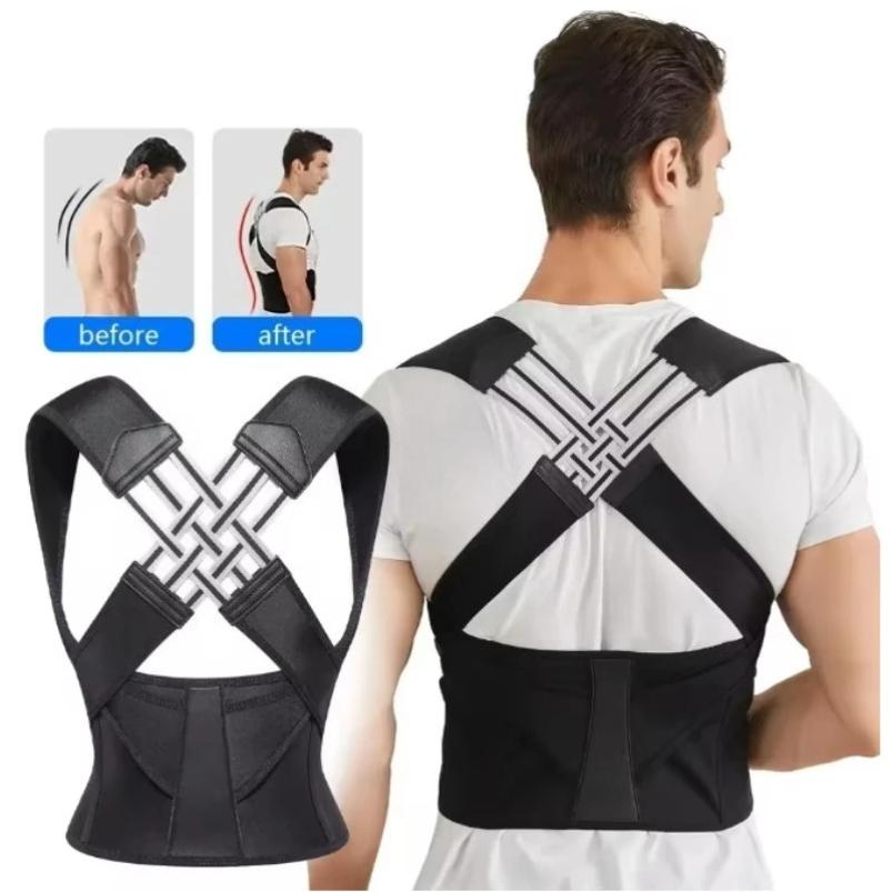 Back Support Hunchback Correction Belt Posture Corrector Comfortable Adjustable Unisex Spine Shoulder Lumbar Posture Correction