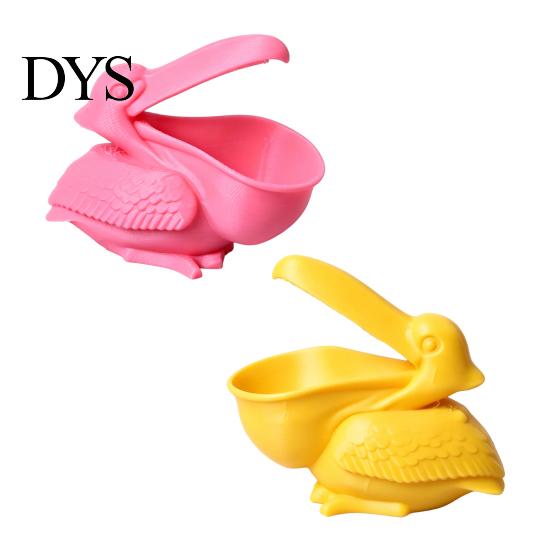 Cute Bird Trinket Tray Pelican Desktop Storage Organizer, Decorative Animal Figurine Container, Eco-friendly Small Item Container PLA Unique