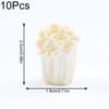 10pcs Mini Ornaments DIY Resin Mushroom Ornaments Cute Simulation Mushroom Black Fungus 11 Styles