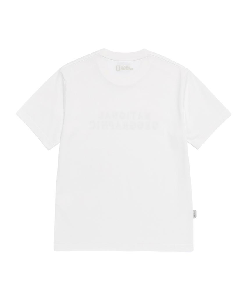 NATIONALGEOGRAPHIC N265Uts920 Neod Big Logo Short Sleeve T-Shirt O/White