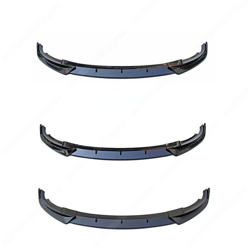 For Tesla Model Y 2019 2020 2021 2022 2023 2024 Automobile Front Bumper Splash Lip Splitter Lip Sports Splitter Body Decor Kit