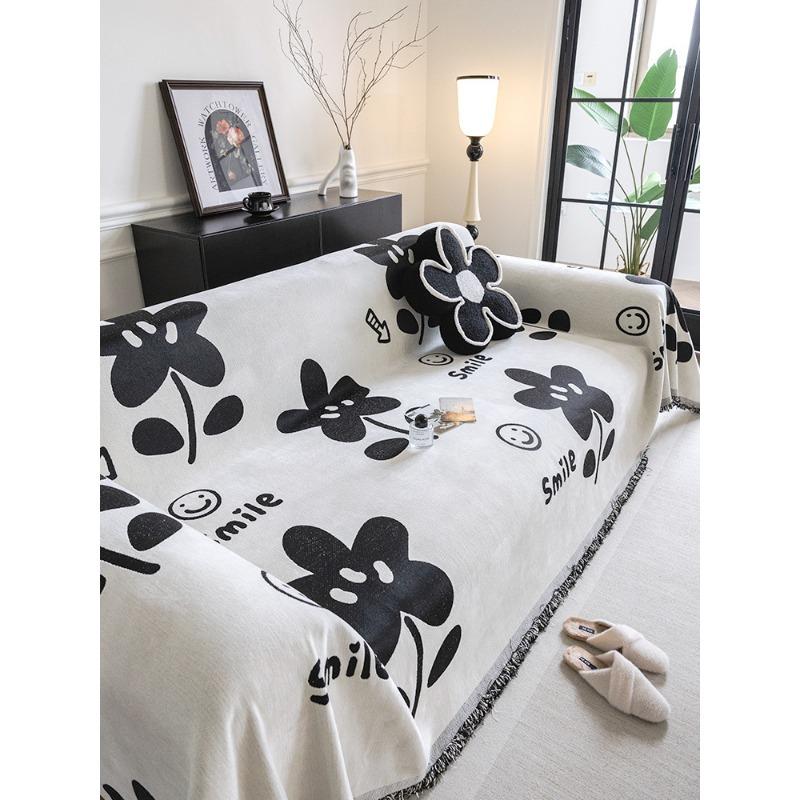 

Чехол для дивана из шенилла, полотенце, универсальный кожаный чехол для дивана в скандинавском стиле Four Seasons, универсальный чехол All-Inclusive, нескользящий чехол для дивана 180*130cm