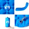 Inflatable Sleeping Mat Blue 190 x 58 x 6 cm