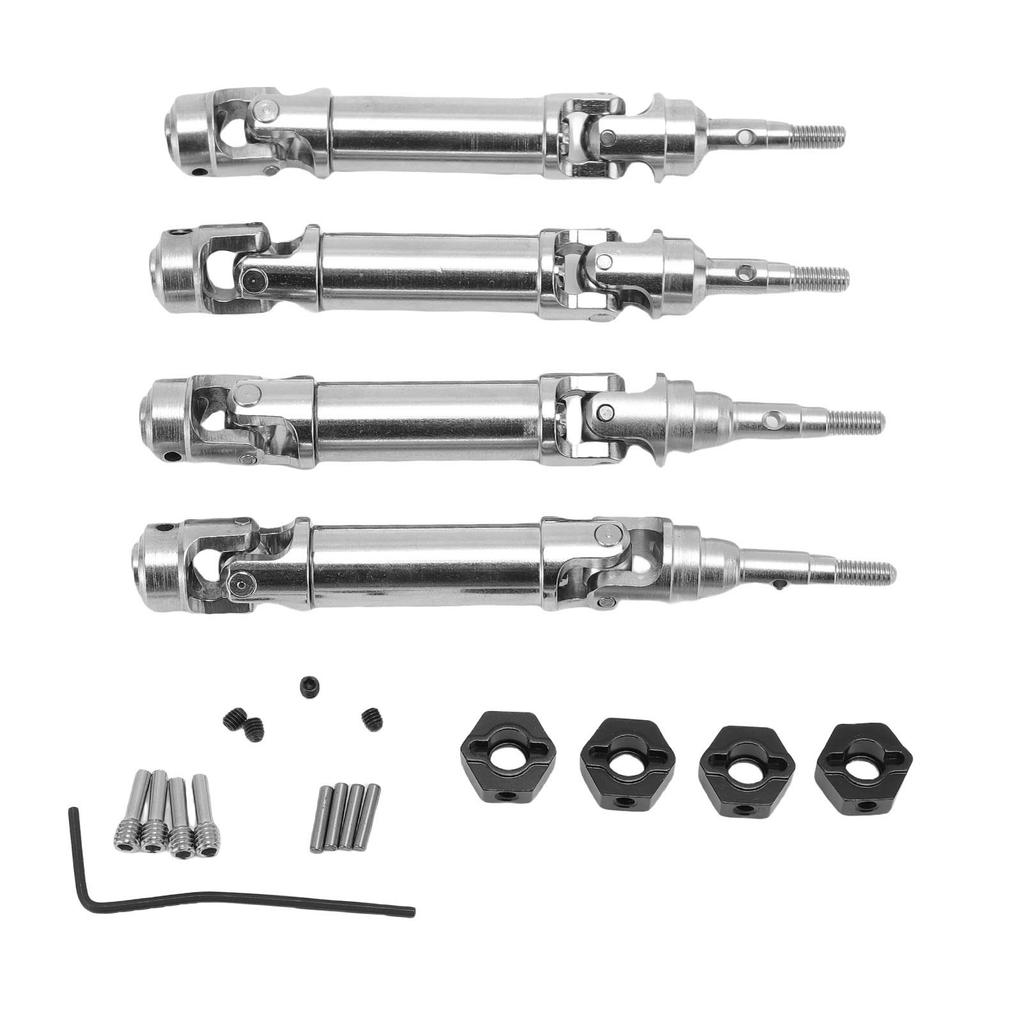 Front Rr CVD Drive Shafts Set Strong Structure Metal Replacement for   ST   1/10 4X4 Brushless Rc Car