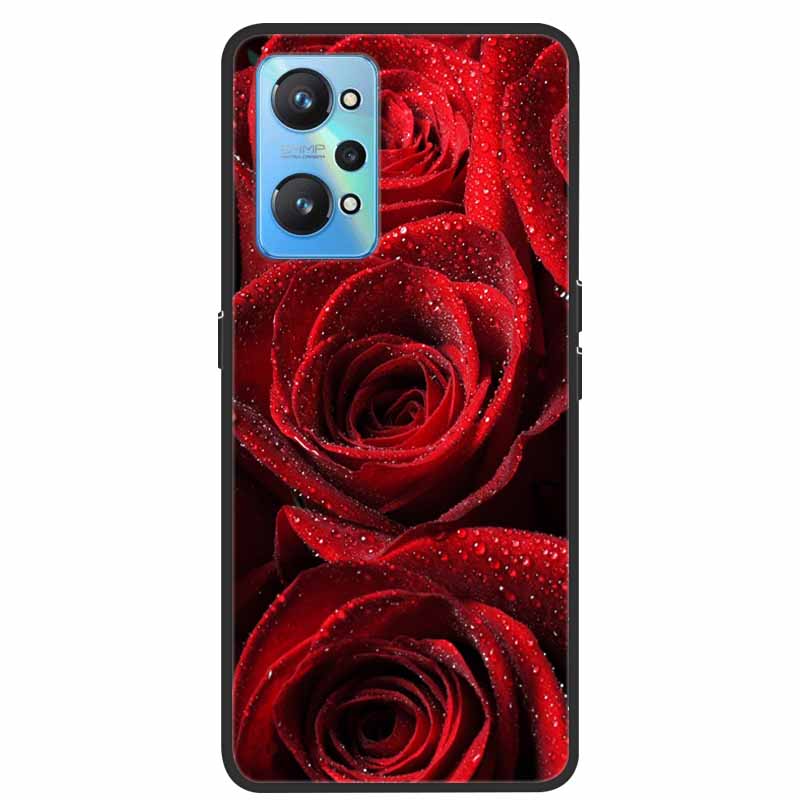 For Realme GT Neo 2 Case Silicone TPU Soft Cover Aesthetic Phone Case for Realme GT Neo2 Funda Realmi RMX3370 Shockproof Shell