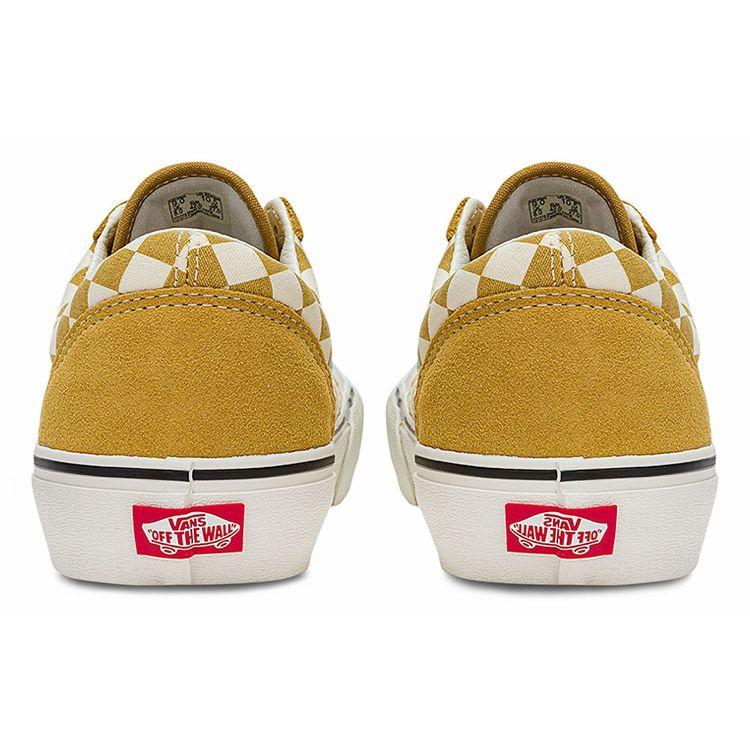 Vans Style 36 SF Checkerboard - Mustard Gold Unisex Sneakers Brown Marshmallow VN0A3ZCJB9I