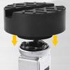 Car Lift Jack Stand Pads Black Rubber Slotted Floor Pad Frame Rail Adapte for Auto SUV Van Pickup Lift Rubbers Jack Pads
