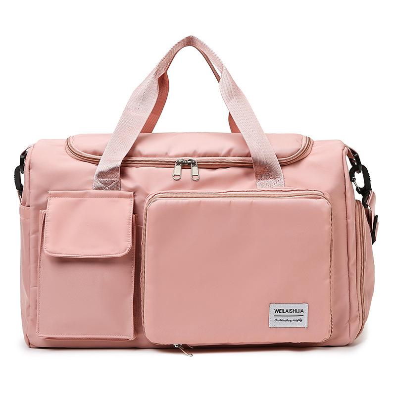 Large Capacity Travel Bag, Handbag, Business Trip Outdoor Sports Fitness Bag, Light Men's Dry and Wet Separation Messenger Bag