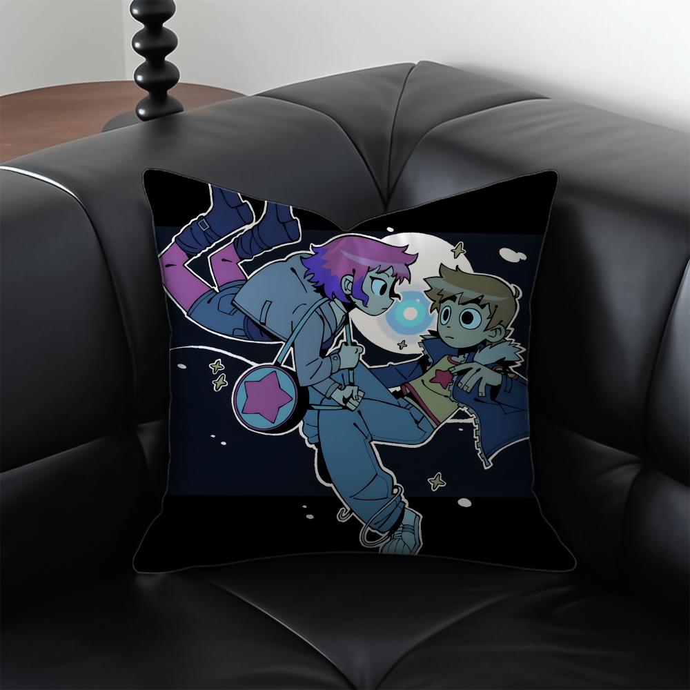 Scott Pilgrim vs. the World Kissenbezug Staubmilbenfrei Unsichtbarer Reißverschluss Seidiger Plüsch Kissen