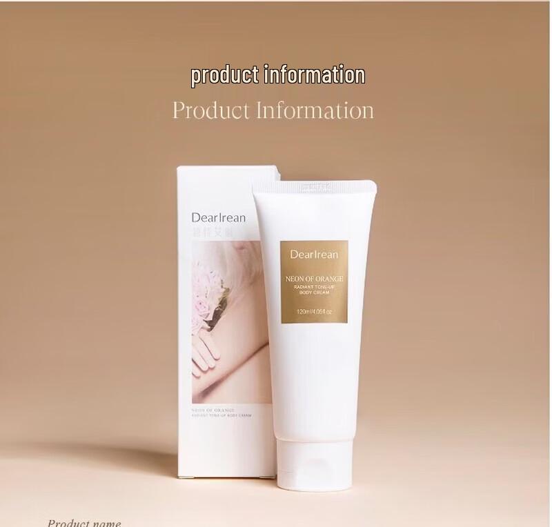 Liebe Iirean Light & Shadow Aufhellende Körper-Ton-Up-Creme Orange