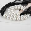 Blingbling Rhinestones Pearls Waist Chain Adjustable Length For Women Elegant Retro Jewelry Accessory