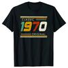 Grafisches Geburtstagsgeschenk Kurzarm 54 Jahre alt Geboren 1970 Shirt 54. Geburtstag Sommer T-Shirt Retro Vintage 1970 T-Shirt