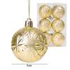 (6Pcs/pack)5cm Firework Electroplated Balls Christmas Tree Hanging Decoration Home Holiday Party New Year Gift Toy Xmas Ornament