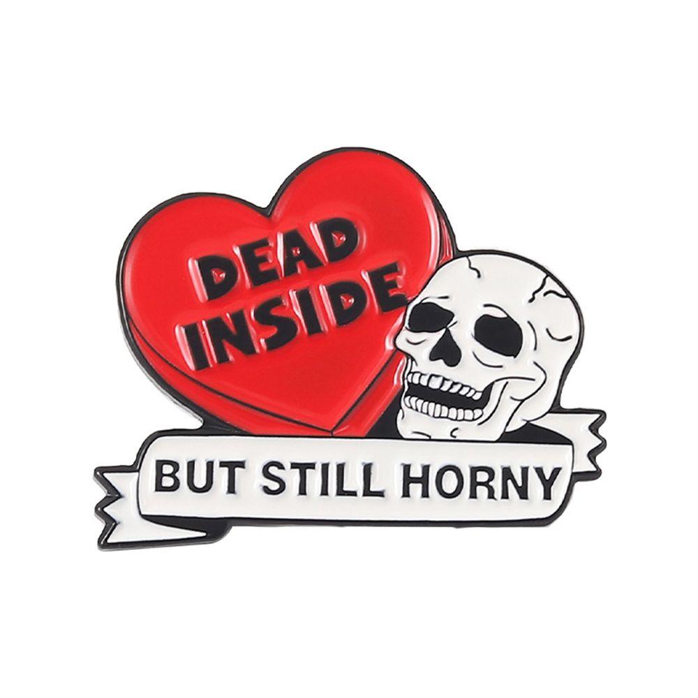 Skull Female Ghost Halloween Enamel Pins Women Scarf Pins Korean Style Brooch Clothes Decor