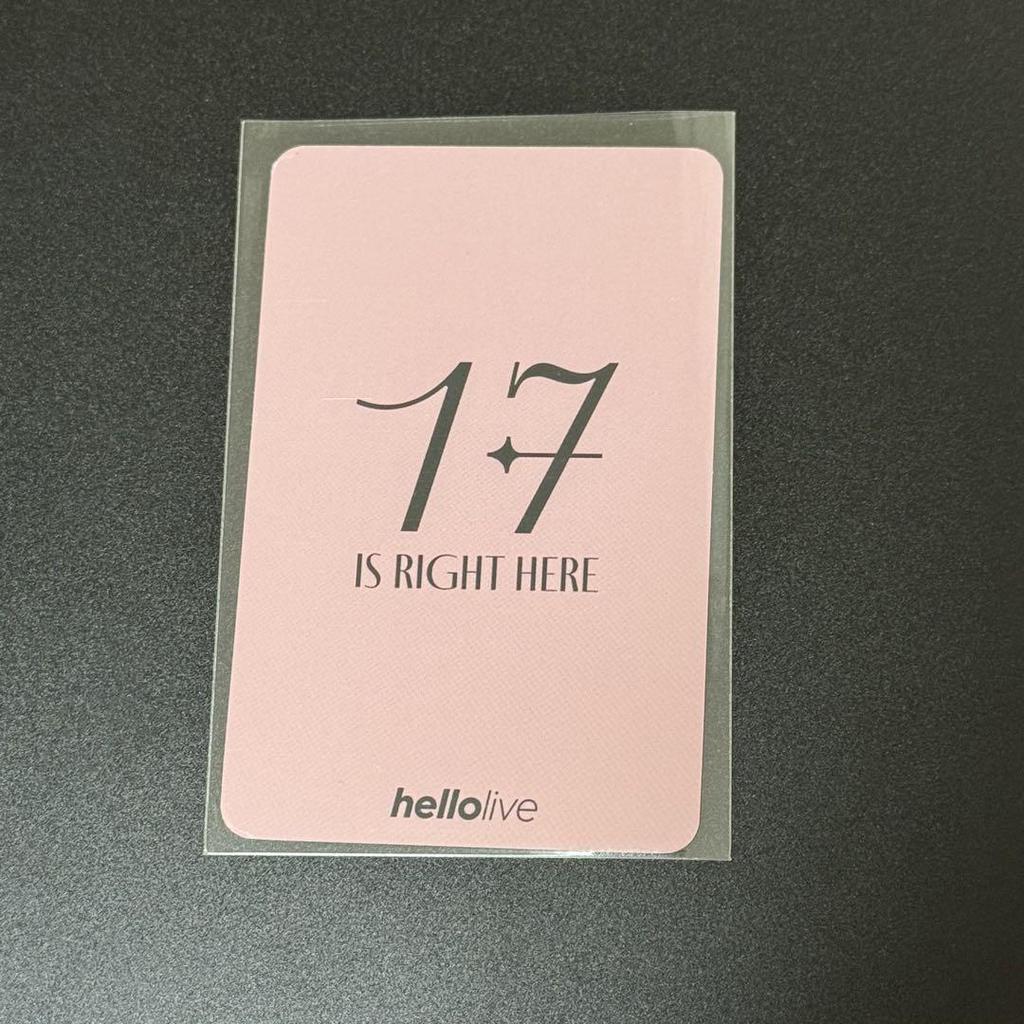 [USED] Seventeen Jun 17 Is Right Here Lucky Drop Trading Card