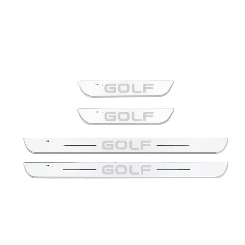 

VW GTI GOLF 2026 Горячее для VW VOLKSWAGEN Автомобильная накладка на порог Светодиодная приветственная педаль Подсветка порога двери для VW Volkswagen Passat Tiguan Golf Bo