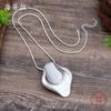 New Matte Irregular Geometric Double-layer Long Pendant, Women's Creative Exaggerated Geometric Long Necklace